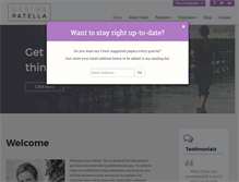 Tablet Screenshot of clairepatella.com